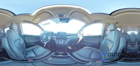 2019 Honda Odyssey Exl z USA, uszkodzony, nr VIN 5FNRL6H79KB035918